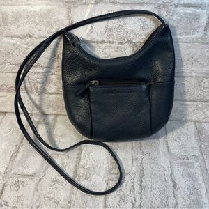 Stone Mountain Black Genuine Leather Small Crossbody Bag‎